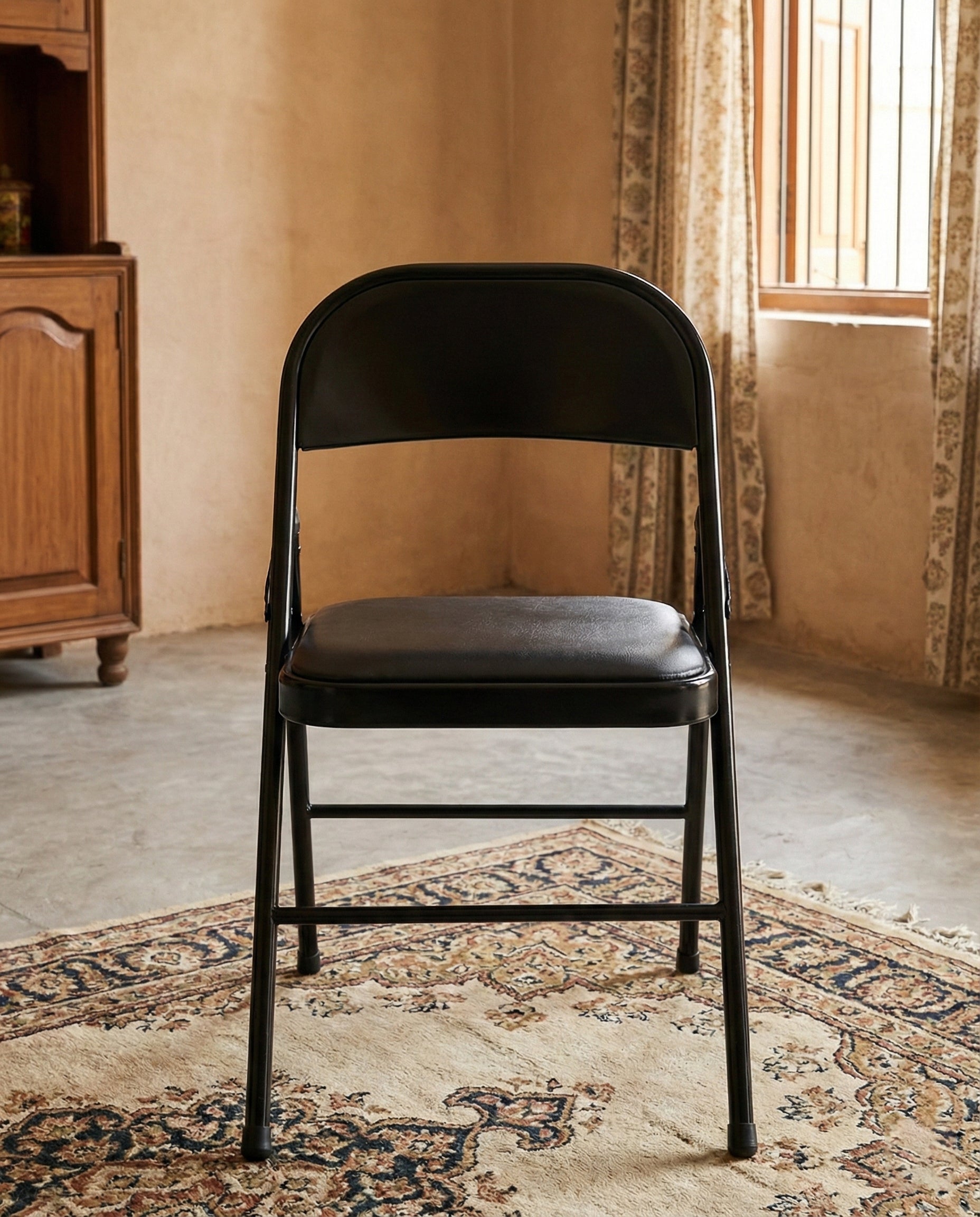 Black Fold able Chair