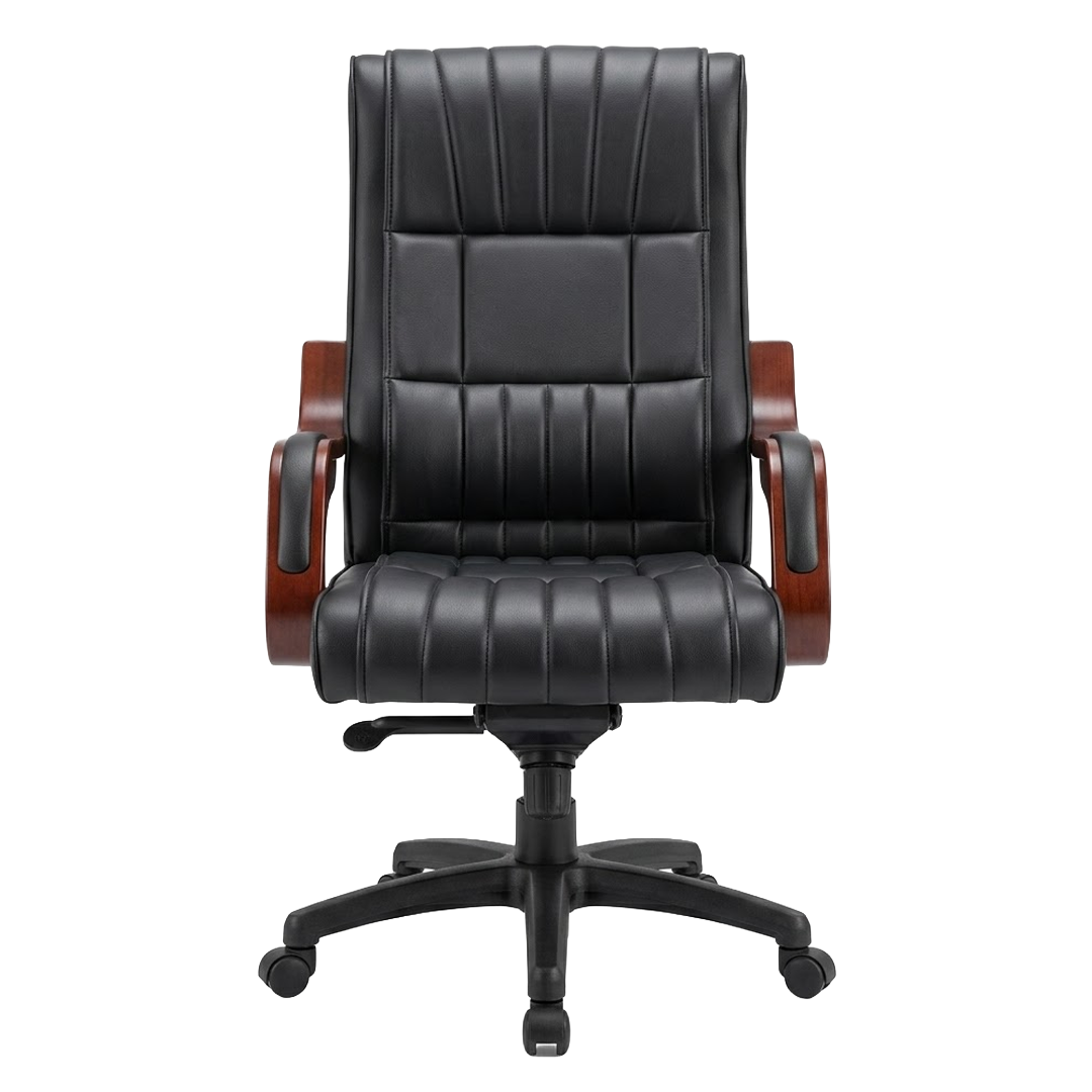 Black Long Back Chair