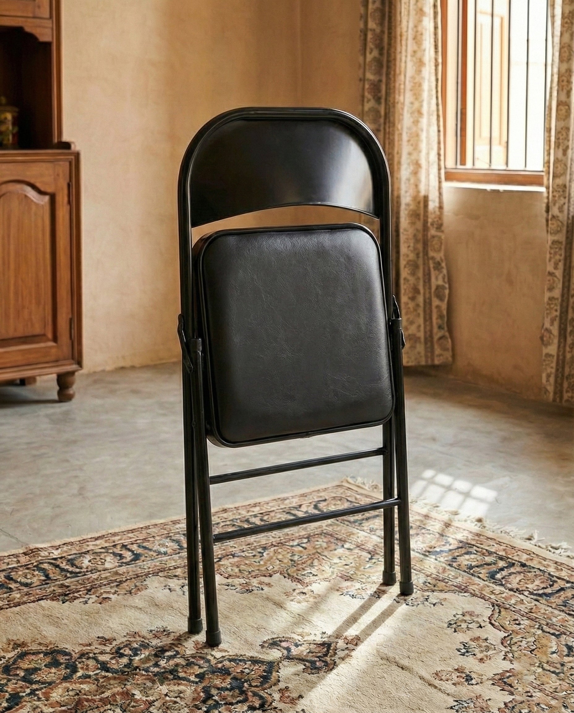 Black Fold able Chair