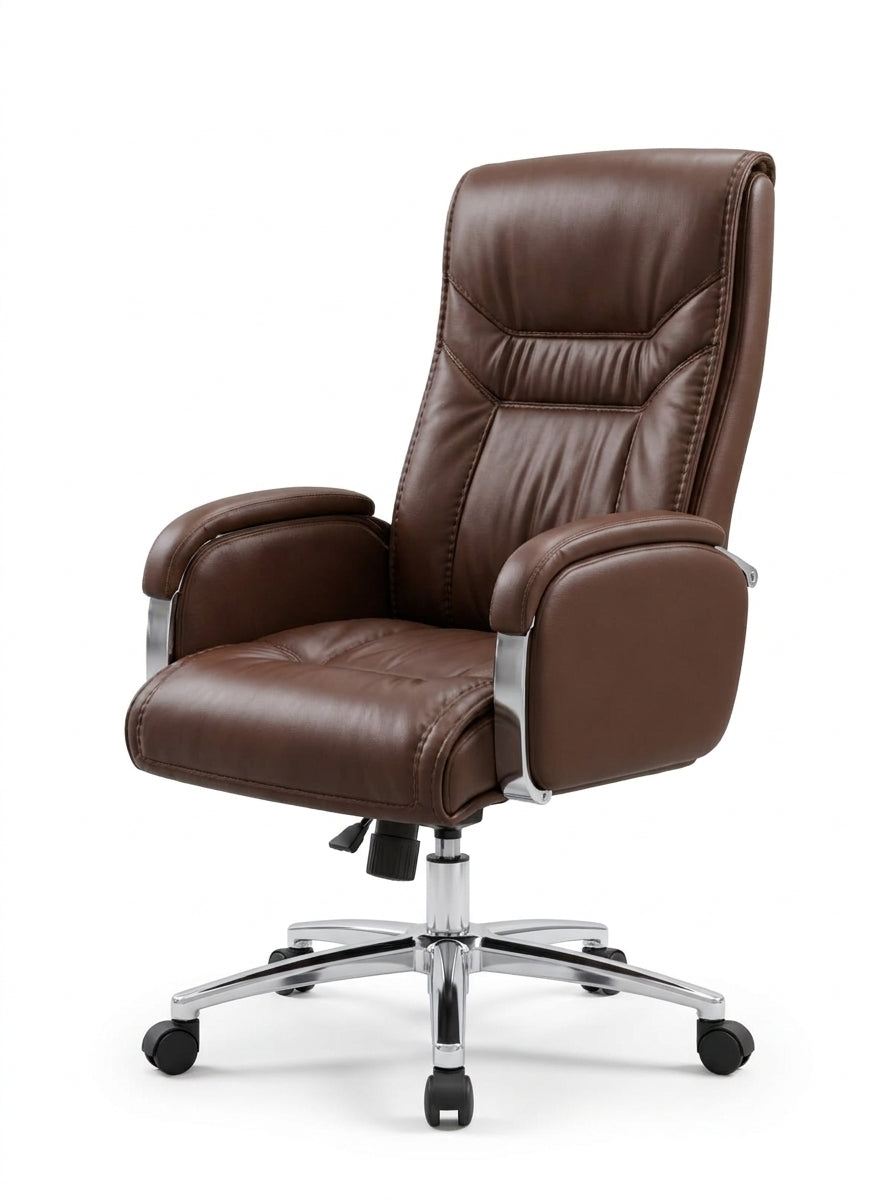 Classic Brown Corporate Boss Chair