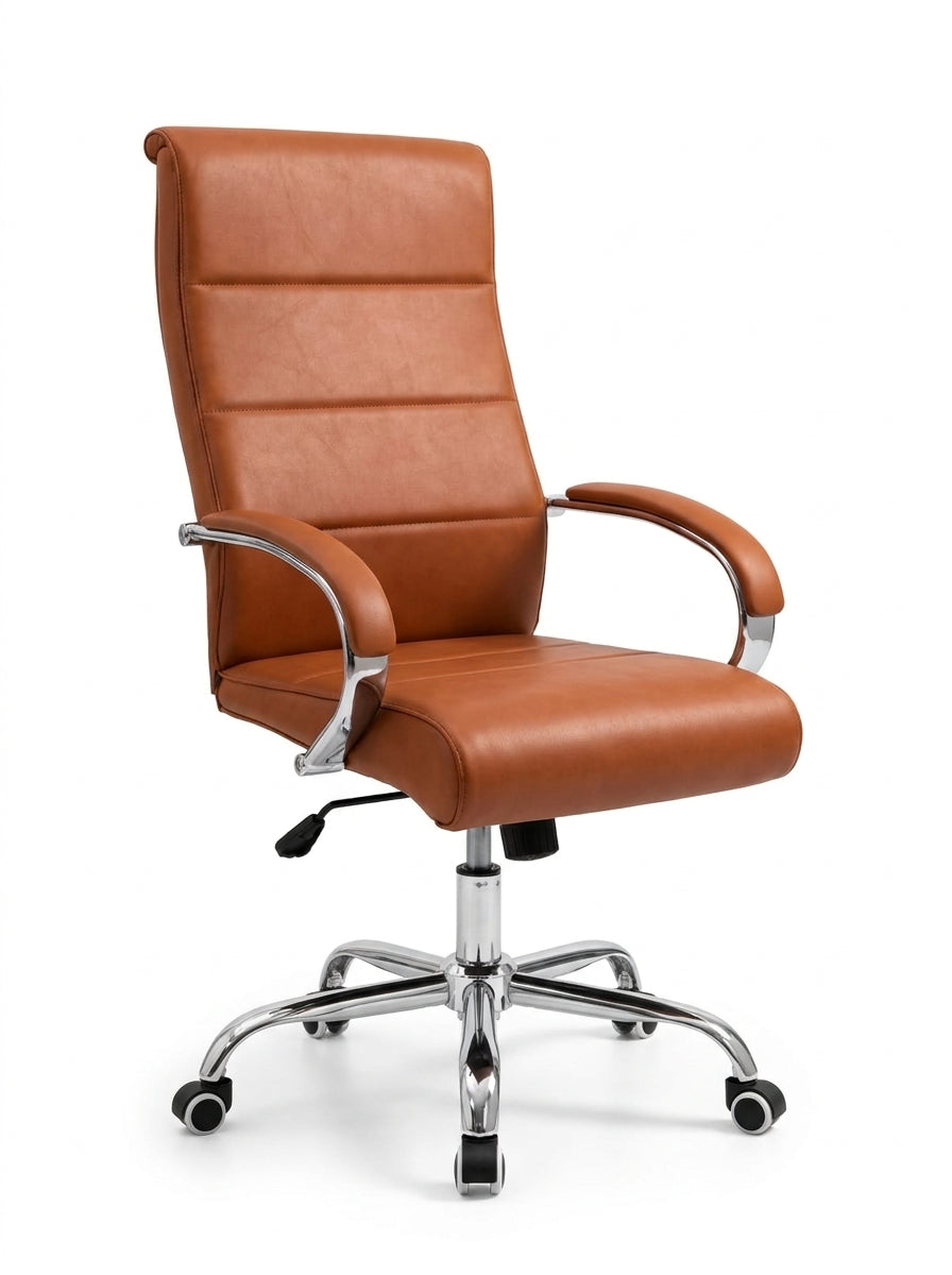 Sleek Ergonomic High-Back Conference Chair