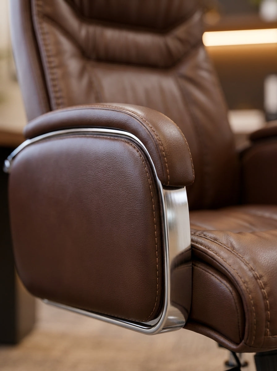 Classic Brown Corporate Boss Chair
