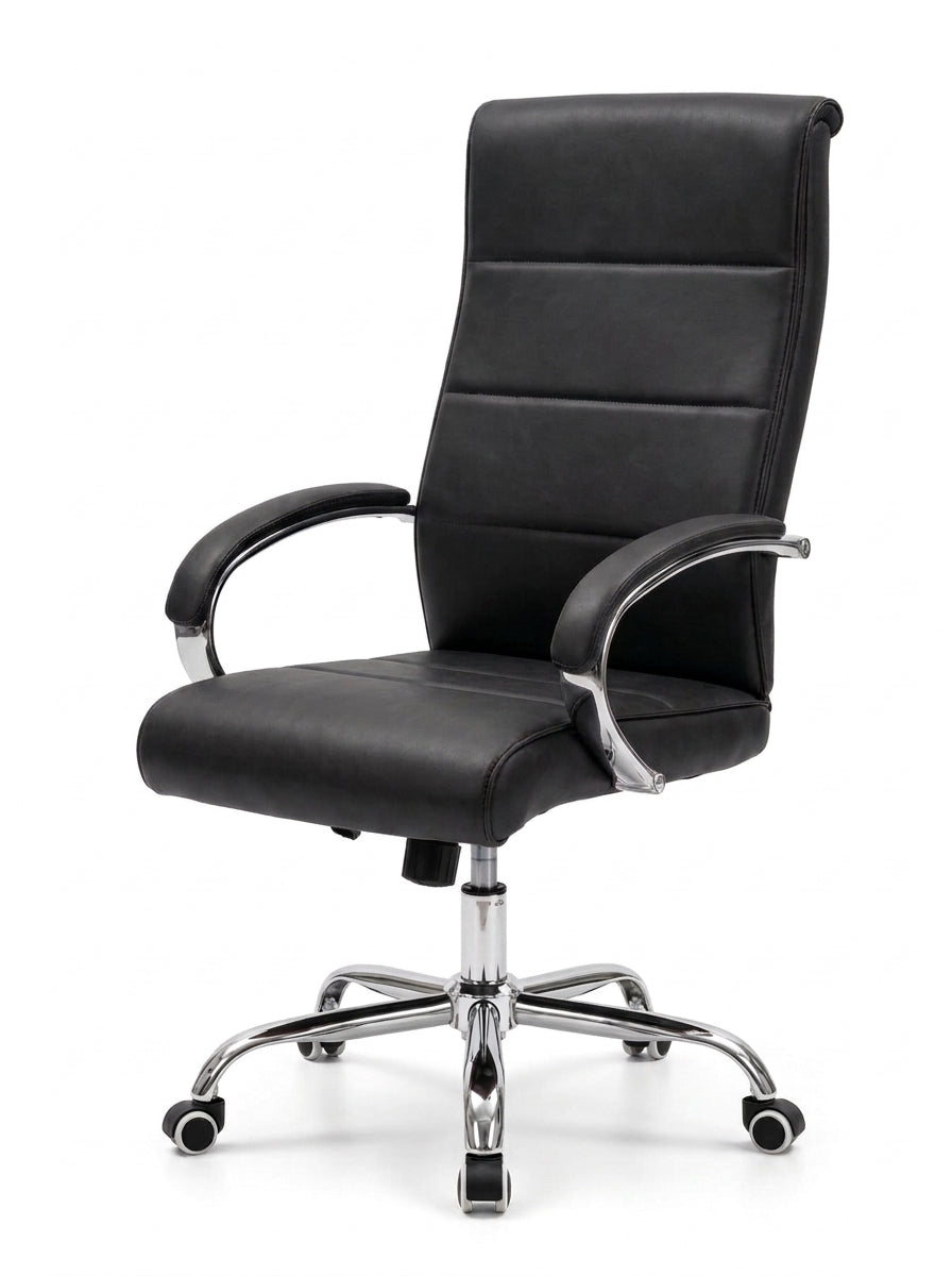 Sleek Ergonomic High-Back Conference Chair